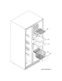 Freezer Shelves parts for Ge Refrigerator GZS22DGJBFWW from AppliancePartsPros.com