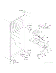 Fresh Food Section parts for Ge Refrigerator GTE16GTHHRBB from AppliancePartsPros.com