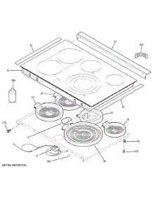 Cooktop parts for Ge Range JD750DF2BB from AppliancePartsPros.com