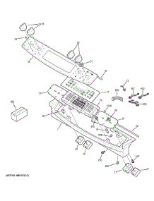 Control Panel parts for Ge Range JD750DF2BB from AppliancePartsPros.com