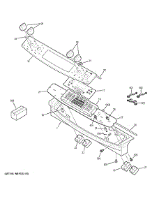 Control Panel parts for Ge Range JS630DF2BB from AppliancePartsPros.com