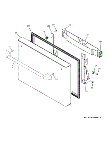 Freezer Door parts for Ge Refrigerator ZWE23PSHDSS from AppliancePartsPros.com