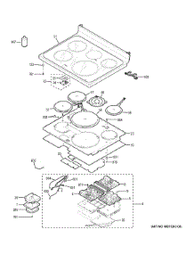 Cooktop parts for Ge Range PHB920SF2SS from AppliancePartsPros.com
