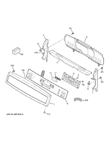 Control Panel parts for Ge Range PHB920SF2SS from AppliancePartsPros.com