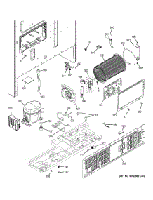 Machine Compartment parts for Ge Refrigerator PYE22PSHGSS from AppliancePartsPros.com