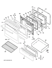Door & Drawer Parts parts for Ge Range JGB760DEF2BB from AppliancePartsPros.com