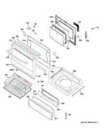 Door & Drawer Parts parts for Ge Range PGB940SEF2SS from AppliancePartsPros.com