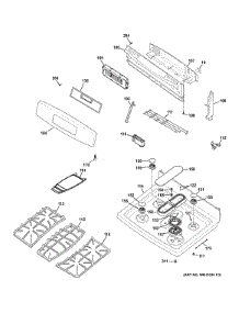 Control Panel & Cooktop parts for Ge Range PGB920SEF2SS from AppliancePartsPros.com