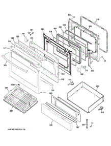 Door & Drawer Parts parts for Ge Range PGB920SEF2SS from AppliancePartsPros.com
