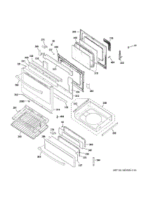 Door & Drawer Parts parts for Ge Range P2B940SEF2SS from AppliancePartsPros.com
