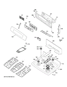 Control Panel & Cooktop parts for Ge Range P2B940DEF2BB from AppliancePartsPros.com
