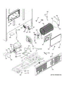 Machine Compartment parts for Ge Refrigerator PFE28RSHFSS from AppliancePartsPros.com