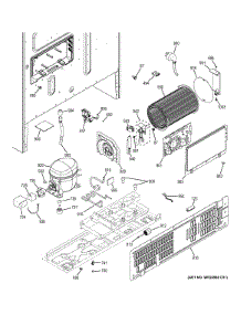 Machine Compartment parts for Ge Refrigerator CFE28TSHESS from AppliancePartsPros.com