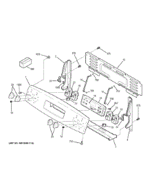 Control Panel parts for Ge Range JB250RF2SS from AppliancePartsPros.com
