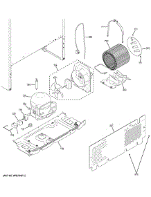 Machine Compartment parts for Ge Refrigerator GTS15CTHERBB from AppliancePartsPros.com