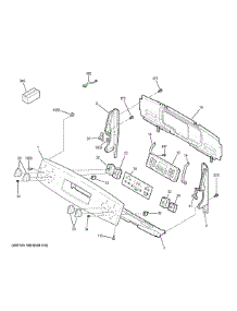 Control Panel parts for Ge Range JB620DF2BB from AppliancePartsPros.com