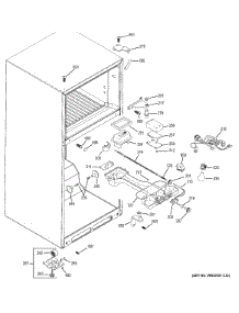 Fresh Food Section parts for Ge Refrigerator GTH18ISDLRSS from AppliancePartsPros.com