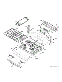 Control Panel & Cooktop parts for Ge Range JGB850EEF2ES from AppliancePartsPros.com