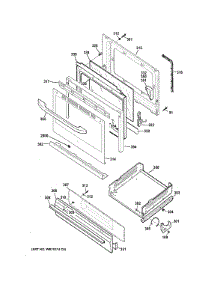 Door & Drawer Parts parts for Ge Range JGBS65REF1SS from AppliancePartsPros.com