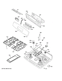 Control Panel & Cooktop parts for Ge Range JGBS65REF1SS from AppliancePartsPros.com