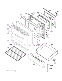 Door & Drawer Parts parts for Ge Range JGB697SEH1SS from AppliancePartsPros.com
