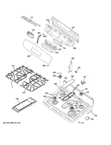 Control Panel & Cooktop parts for Ge Range JGB697SEH1SS from AppliancePartsPros.com