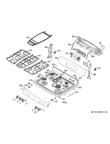 Control Panel & Cooktop parts for Ge Range JGB870SEF2SS from AppliancePartsPros.com