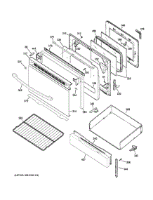Door & Drawer Parts parts for Ge Range JGB697DEH1BB from AppliancePartsPros.com