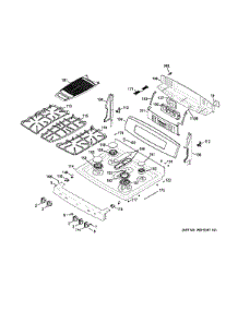 Control Panel & Cooktop parts for Ge Range PGB950SEF2SS from AppliancePartsPros.com