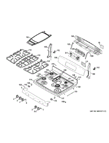 Control Panel & Cooktop parts for Ge Range JGB870DEF2BB from AppliancePartsPros.com