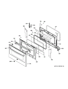 Lower Door parts for Ge Range PGS950SEF2SS from AppliancePartsPros.com