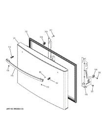 Freezer Door parts for Ge Refrigerator GNE29GMHCES from AppliancePartsPros.com