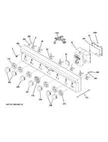 Control Panel parts for Ge Range ZDP366LP6SS from AppliancePartsPros.com
