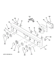 Control Panel parts for Ge Range ZDP364NDP7SS from AppliancePartsPros.com