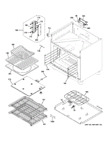 Oven Cavity Parts parts for Ge Range ZDP364NDP7SS from AppliancePartsPros.com