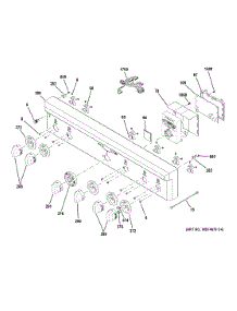 Control Panel parts for Ge Range ZDP364NRP6SS from AppliancePartsPros.com