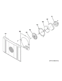 Convection Fan parts for Ge Range ZDP364LDP7SS from AppliancePartsPros.com