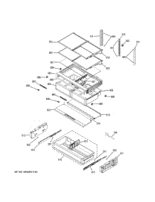 Fresh Food Shelves parts for Ge Refrigerator PWE23KGDEWW from AppliancePartsPros.com