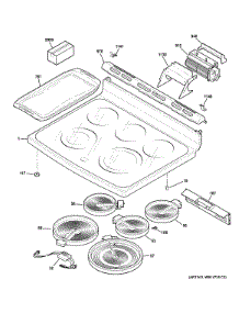 Cooktop parts for Ge Range CS980ST5SS from AppliancePartsPros.com