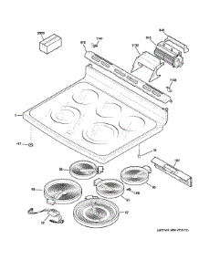 Cooktop parts for Ge Range CS975SD3SS from AppliancePartsPros.com
