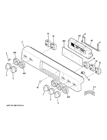 Control Panel parts for Ge Range CS975SD3SS from AppliancePartsPros.com