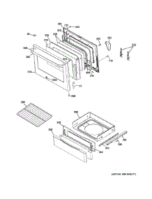 Door & Drawer Parts parts for Ge Range CS975SD3SS from AppliancePartsPros.com
