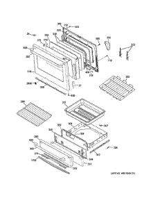 Door & Drawer Parts parts for Ge Range CS980ST4SS from AppliancePartsPros.com