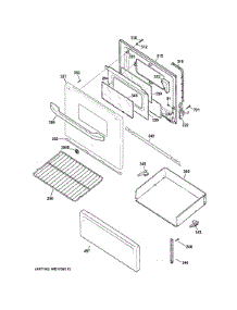 Door & Drawer Parts parts for Ge Range JBS10DF1BB from AppliancePartsPros.com