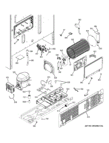 Machine Compartment parts for Ge Refrigerator ZWE23ESHCSS from AppliancePartsPros.com