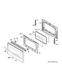 Lower Door parts for Ge Range PGB950DEF1WW from AppliancePartsPros.com