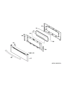 Upper Door parts for Ge Range JGB870DEF1WW from AppliancePartsPros.com