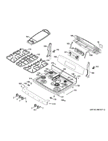 Control Panel & Cooktop parts for Ge Range JGB850DEF1BB from AppliancePartsPros.com