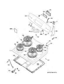 Control Panel & Cooktop parts for Ge Range JBS27DF1WW from AppliancePartsPros.com