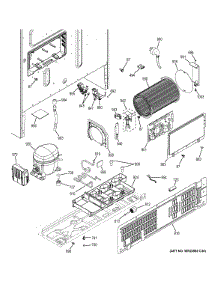 Machine Compartment parts for Ge Refrigerator PFE28RSHESS from AppliancePartsPros.com